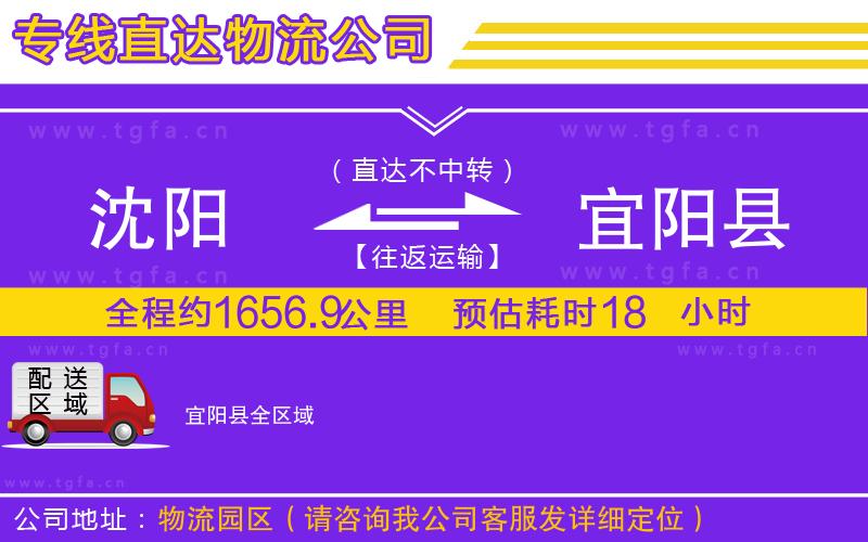 沈陽(yáng)到宜陽(yáng)縣物流專線