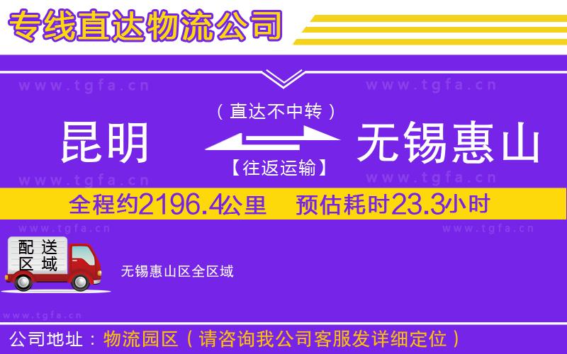 昆明到無(wú)錫惠山區(qū)物流專(zhuān)線