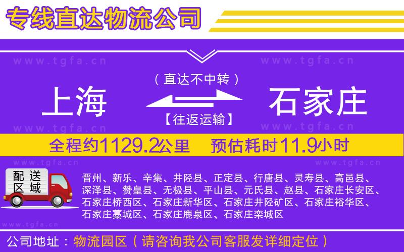 上海到石家莊物流專線