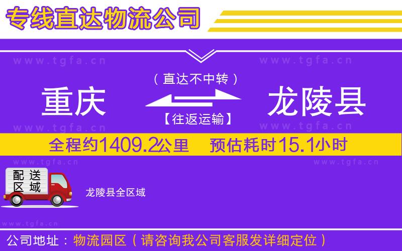 重慶到龍陵縣物流專線