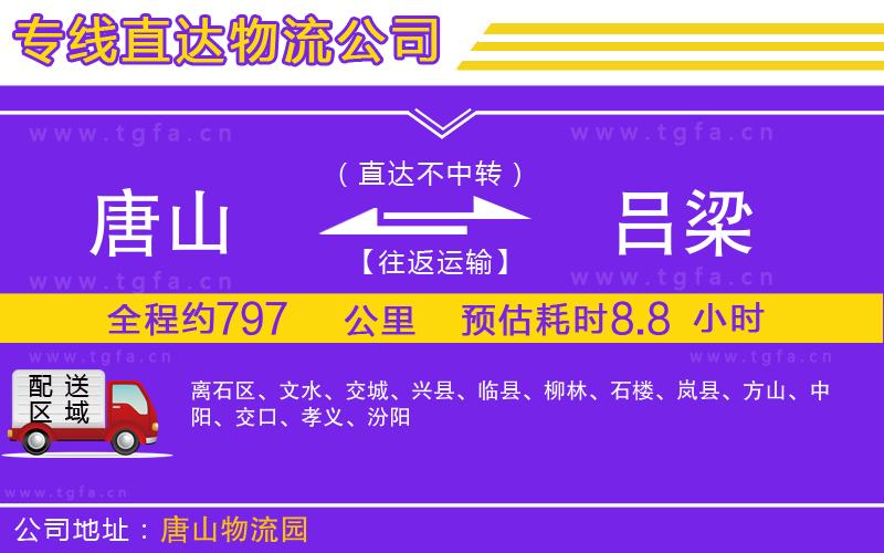 唐山到呂梁物流專線