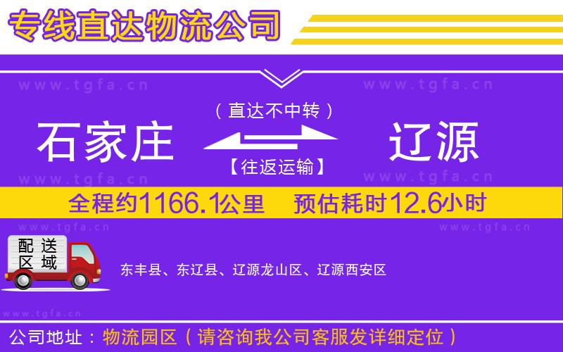 石家莊到遼源物流公司