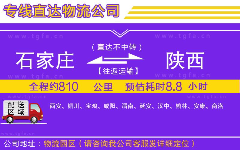 石家莊到陜西物流專線