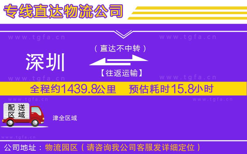 深圳到津物流專線