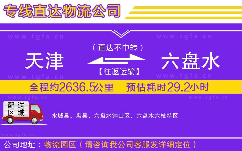 天津到六盤水物流專線