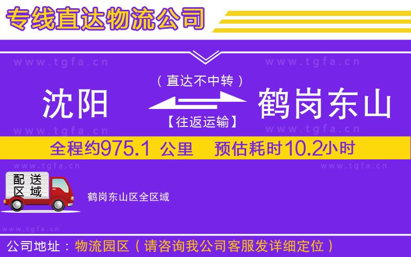 沈陽到鶴崗東山區(qū)物流公司