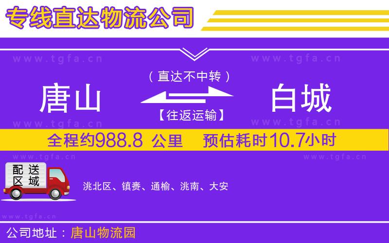 唐山到白城貨運(yùn)公司