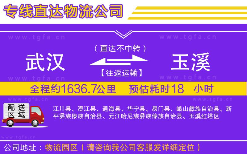 武漢到玉溪物流專線