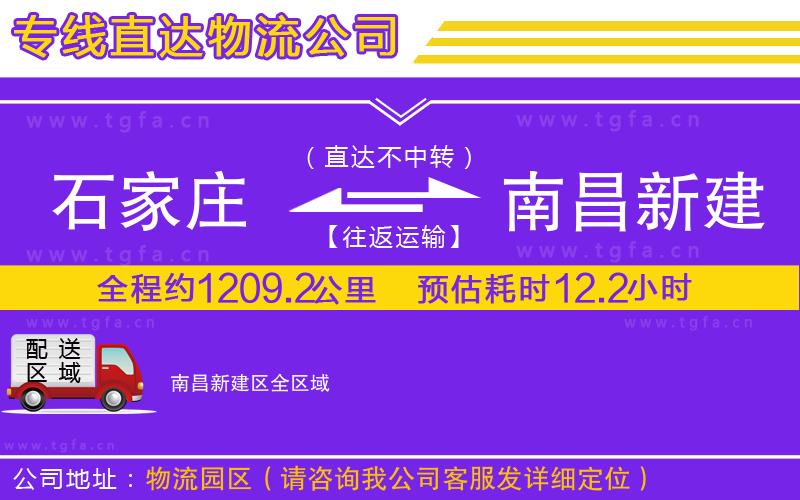 石家莊到南昌新建區(qū)物流專線