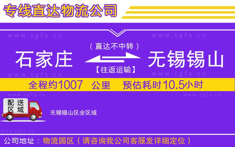 石家莊到無錫錫山區(qū)物流專線