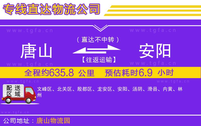 唐山到安陽物流公司