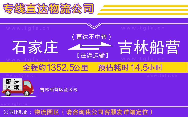石家莊到吉林船營(yíng)區(qū)物流專線