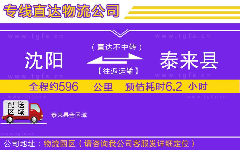 沈陽(yáng)到泰來(lái)縣物流專(zhuān)線