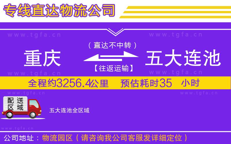 重慶到五大連池物流專線