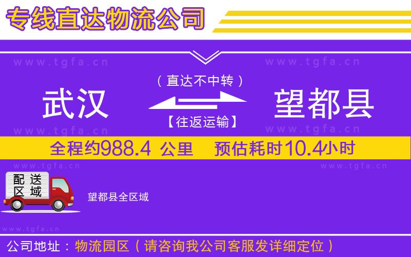 武漢到望都縣物流公司