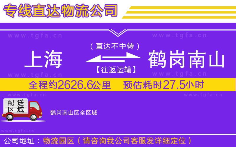 上海到鶴崗南山區(qū)物流公司
