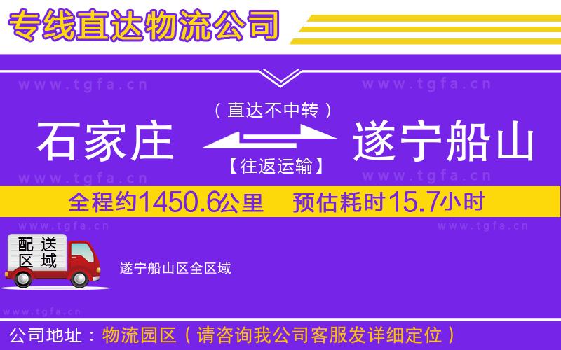 石家莊到遂寧船山區(qū)物流公司