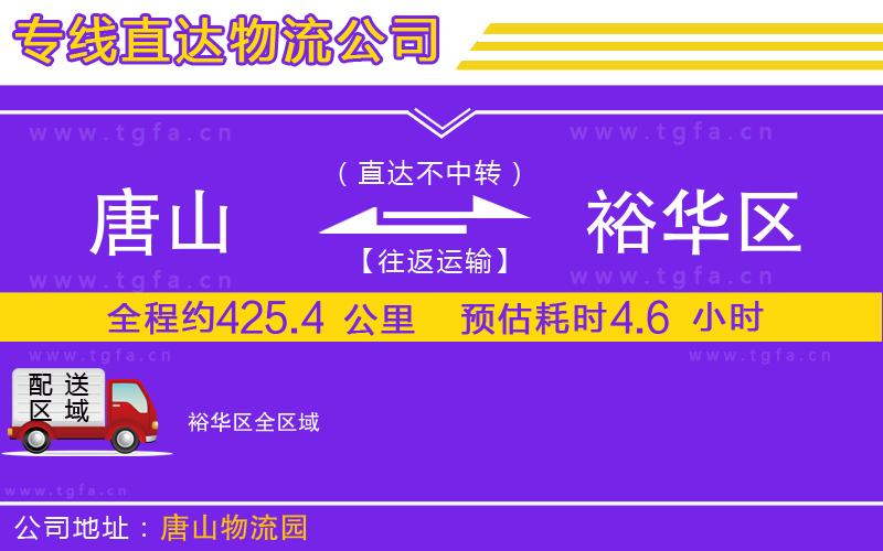 唐山到裕華區(qū)貨運公司