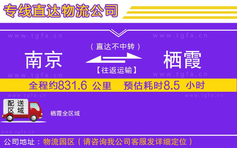 南京到棲霞物流專線
