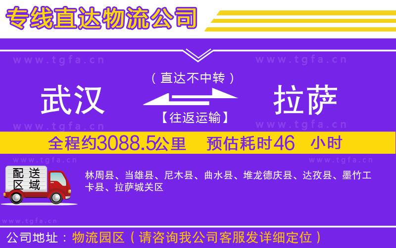 武漢到拉薩物流公司