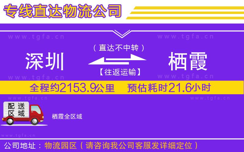 深圳到棲霞物流公司