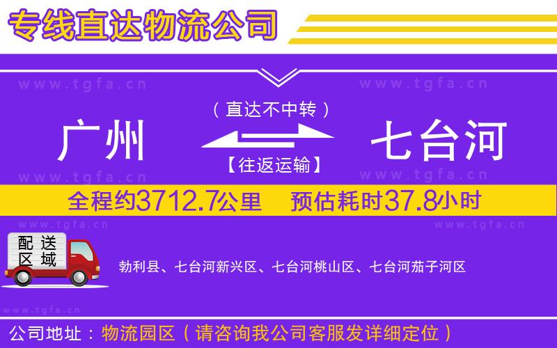 廣州到七臺河物流公司