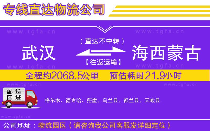 武漢到海西蒙古族藏族自治州物流公司