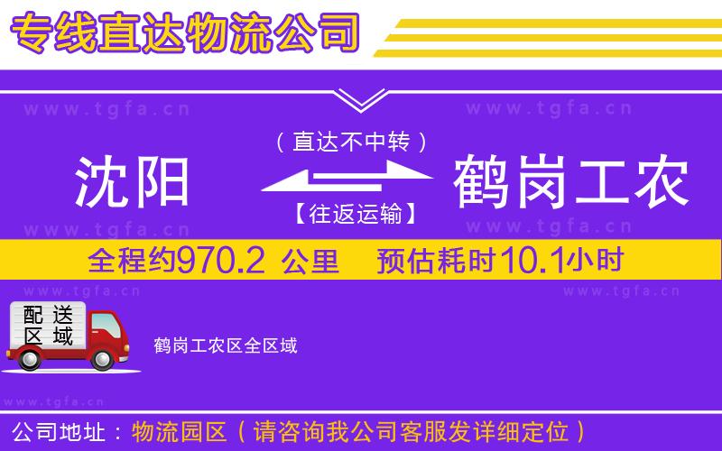 沈陽到鶴崗工農(nóng)區(qū)物流專線