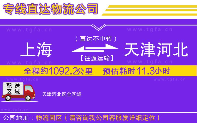 上海到天津河北區(qū)物流專線