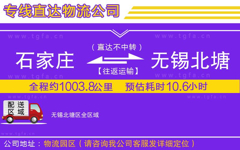 石家莊到無錫北塘區(qū)物流專線