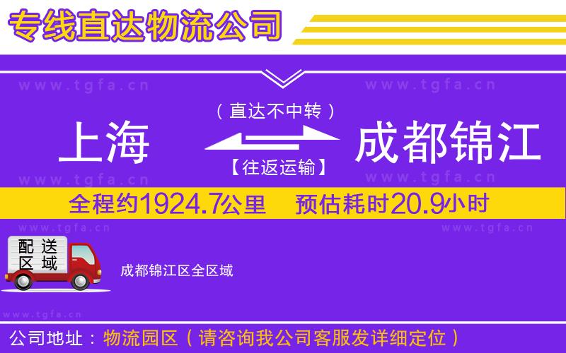 上海到成都錦江區(qū)物流公司