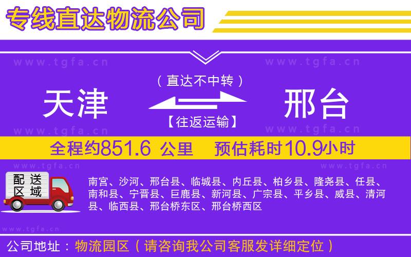 天津到邢臺(tái)物流專線