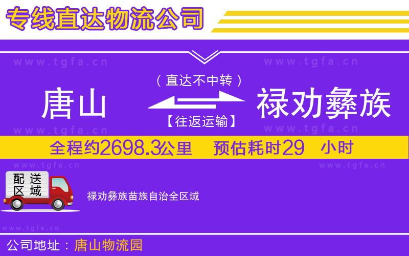 唐山到祿勸彝族苗族自治貨運公司