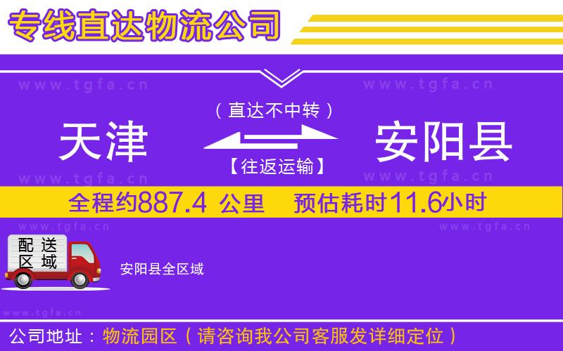 天津到安陽(yáng)縣物流公司