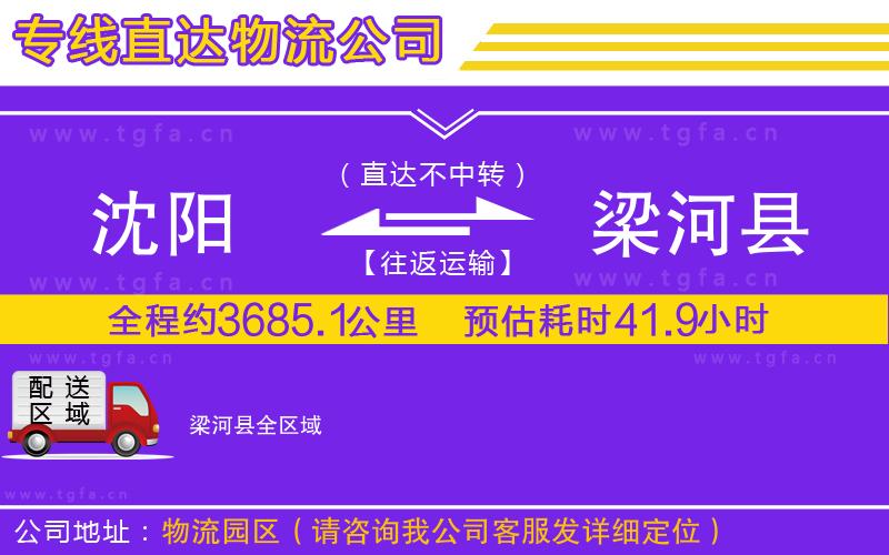 沈陽到梁河縣物流公司