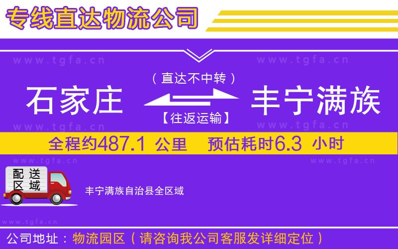 石家莊到豐寧滿族自治縣物流專線