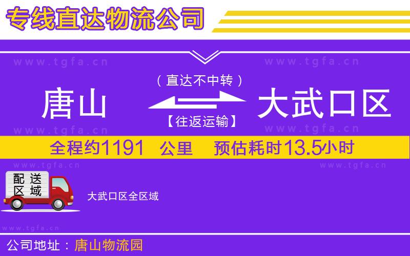 唐山到大武口區(qū)物流公司